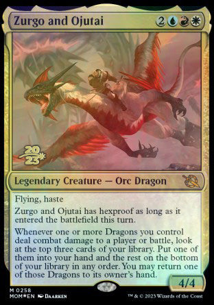 Zurgo and Ojutai [March of the Machine Prerelease Promos] | North Valley Games