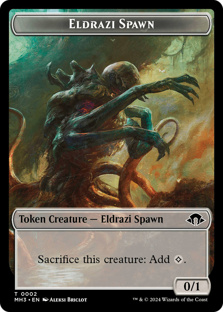Eldrazi Spawn // Energy Reserve Double-Sided Token [Modern Horizons 3 Tokens] | North Valley Games