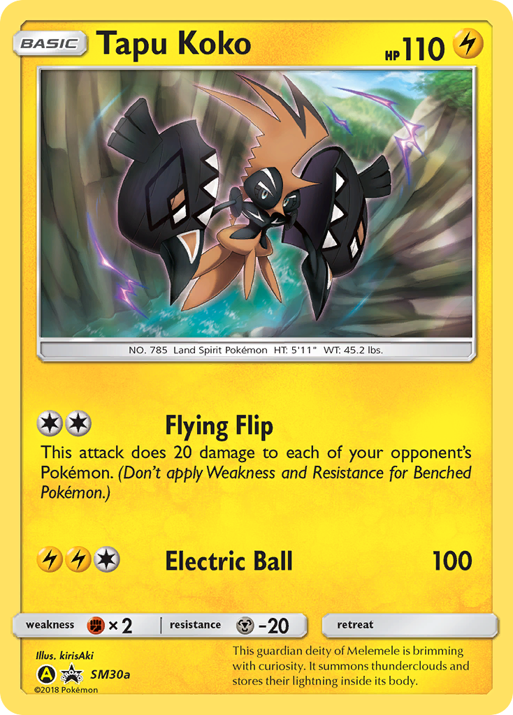 Tapu Koko (SM30a) [Sun & Moon: Black Star Promos] | North Valley Games