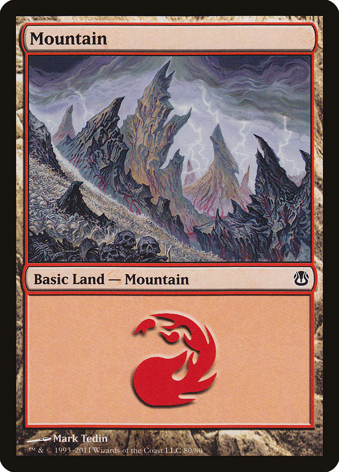 Mountain (80) [Duel Decks: Ajani vs. Nicol Bolas] | North Valley Games