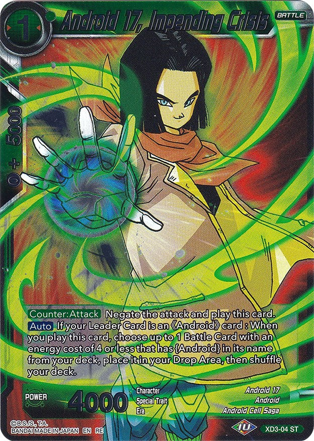 Android 17, Impending Crisis (XD3-04) [Ultimate Deck 2022] | North Valley Games