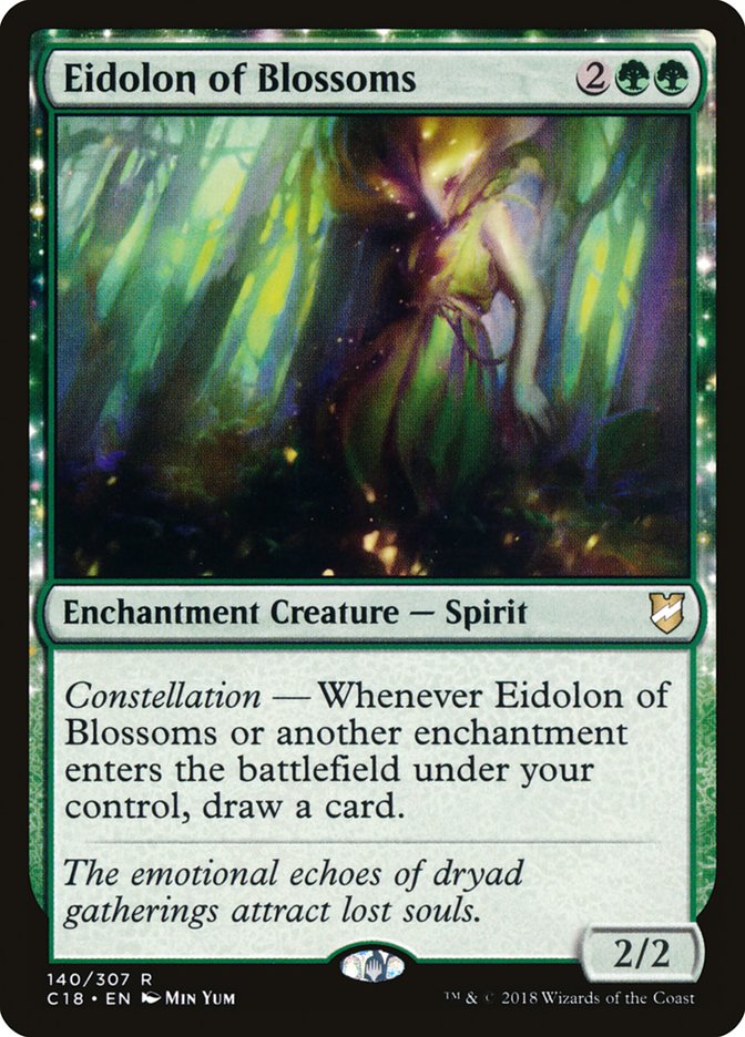 Eidolon of Blossoms [Commander 2018] | North Valley Games