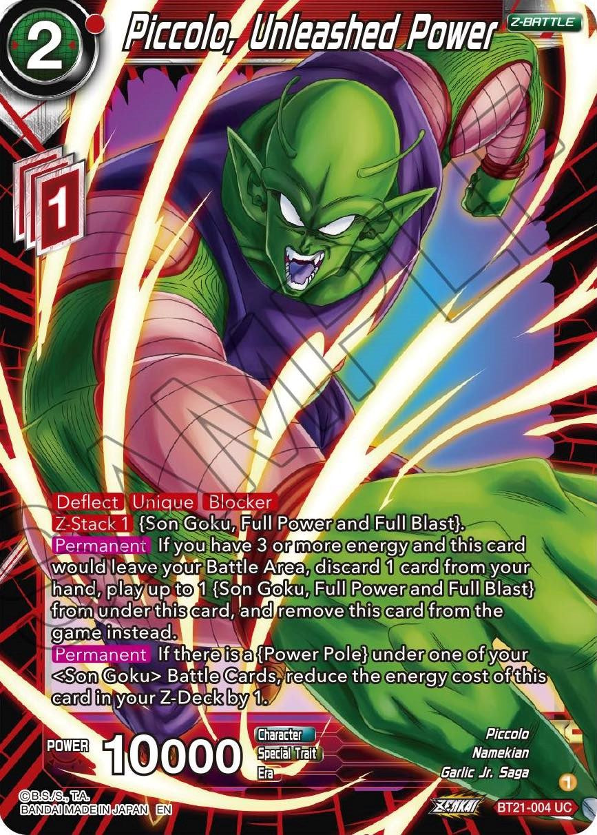 Piccolo, Unleashed Power (BT21-004) [Wild Resurgence] | North Valley Games