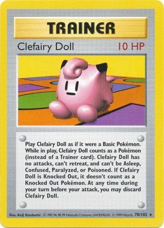 Clefairy Doll (70/102) [Base Set Shadowless Unlimited] | North Valley Games