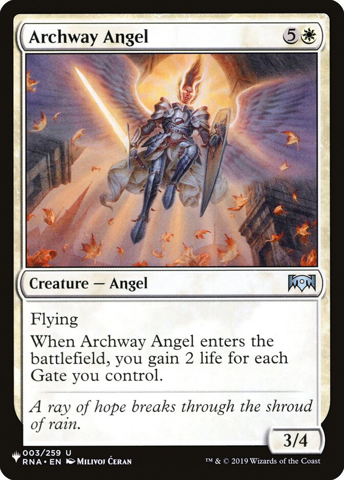 Archway Angel [The List] | North Valley Games