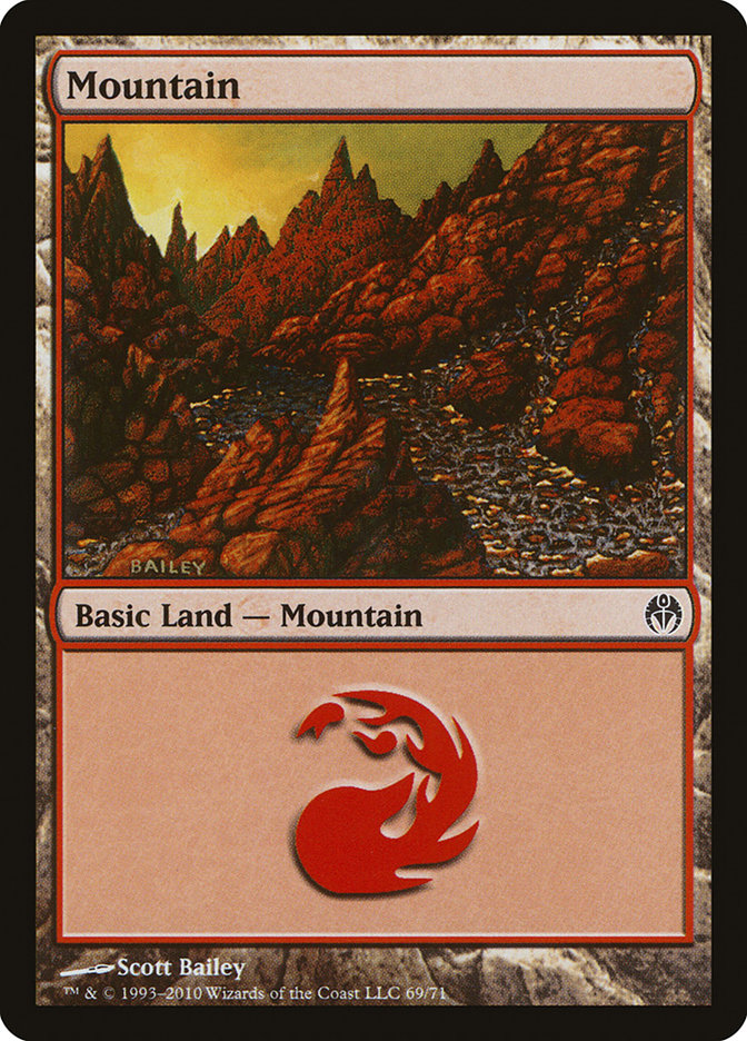 Mountain (69) [Duel Decks: Phyrexia vs. the Coalition] | North Valley Games