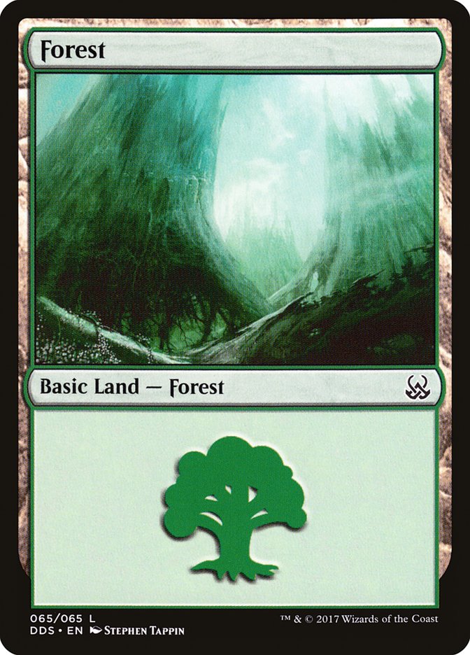 Forest (65) [Duel Decks: Mind vs. Might] | North Valley Games