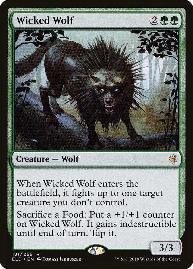 Wicked Wolf [Throne of Eldraine] | North Valley Games