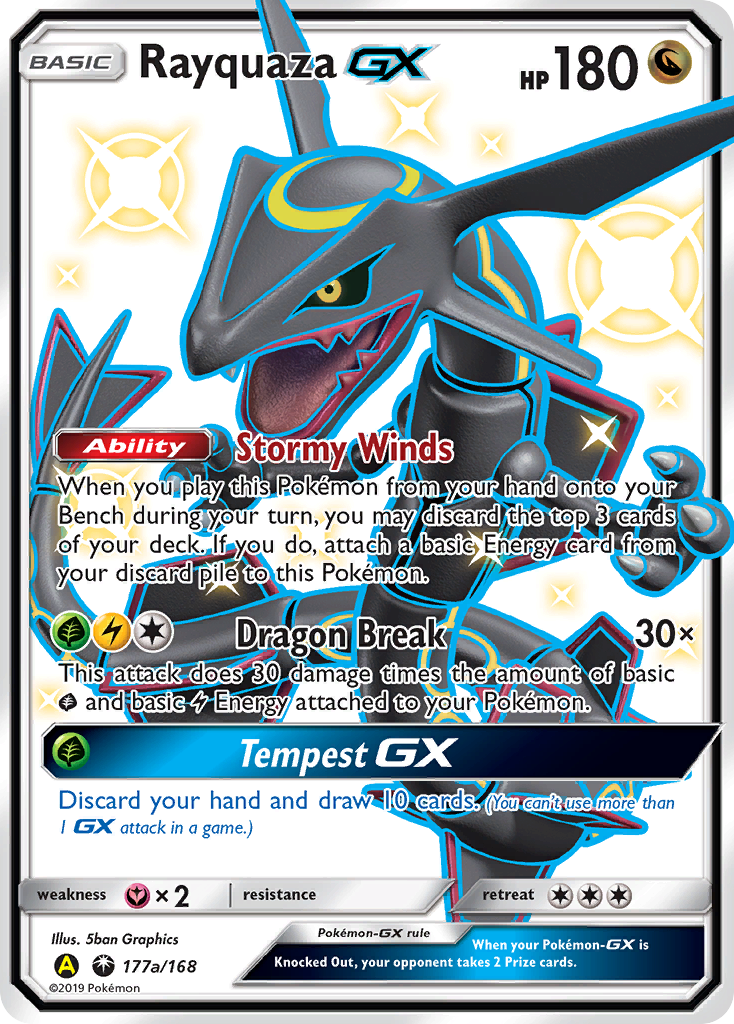 Rayquaza GX (177a/168) [Alternate Art Promos] | North Valley Games
