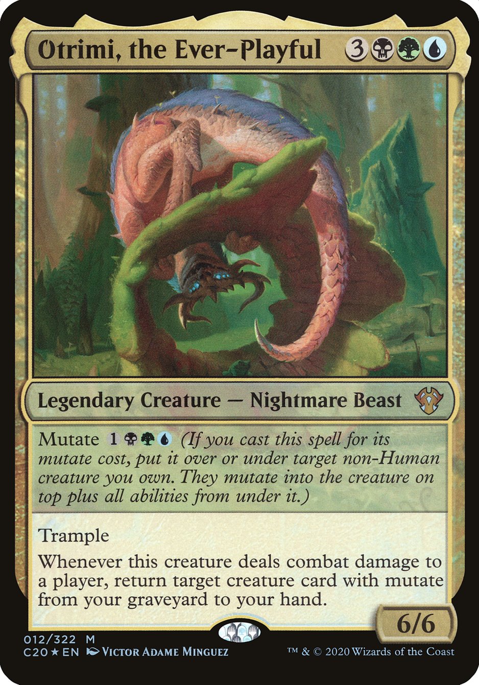 Otrimi, the Ever-Playful (Oversized) [Commander 2020 Oversized] | North Valley Games