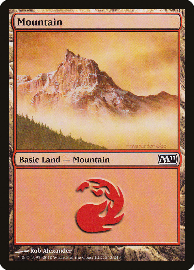 Mountain (242) [Magic 2011] | North Valley Games
