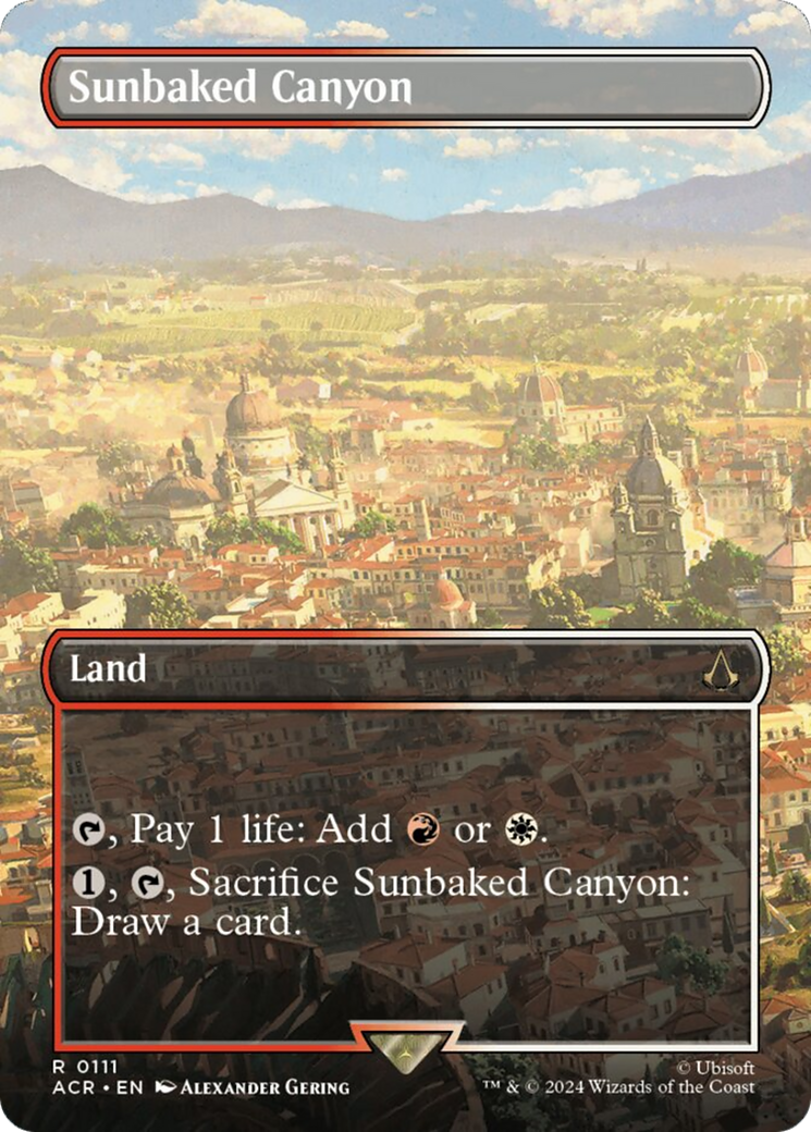 Sunbaked Canyon (Borderless) [Assassin's Creed] | North Valley Games