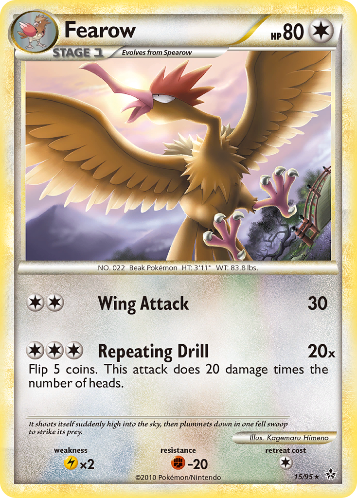 Fearow (15/95) [HeartGold & SoulSilver: Unleashed] | North Valley Games
