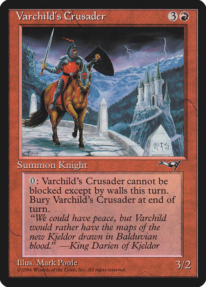 Varchild's Crusader (Brown Horse) [Alliances] | North Valley Games