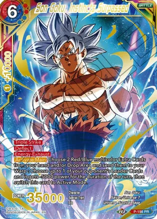 Son Goku, Instincts Surpassed (Gold Stamped) (P-198) [Mythic Booster] | North Valley Games
