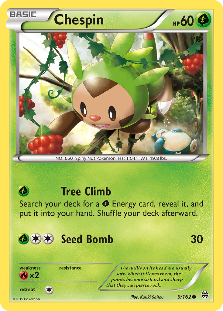 Chespin (9/162) [XY: BREAKthrough] | North Valley Games