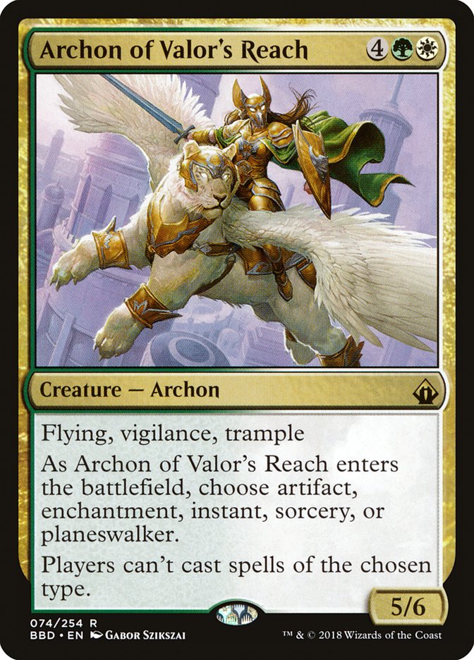 Archon of Valor's Reach [Battlebond] | North Valley Games