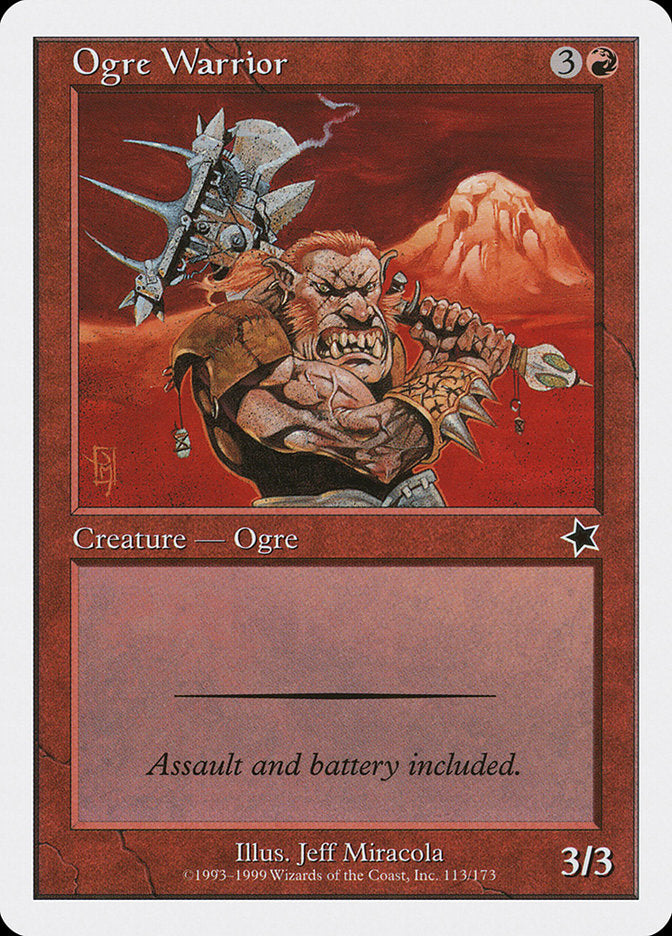 Ogre Warrior [Starter 1999] | North Valley Games