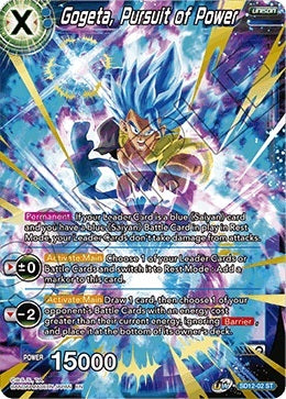 Gogeta, Pursuit of Power (SD12-02) [Rise of the Unison Warrior 2nd Edition] | North Valley Games