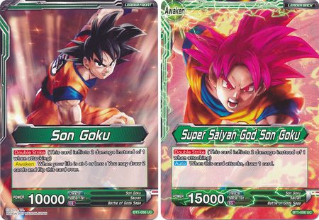 Son Goku // Super Saiyan God Son Goku (BT1-056) [Galactic Battle] | North Valley Games