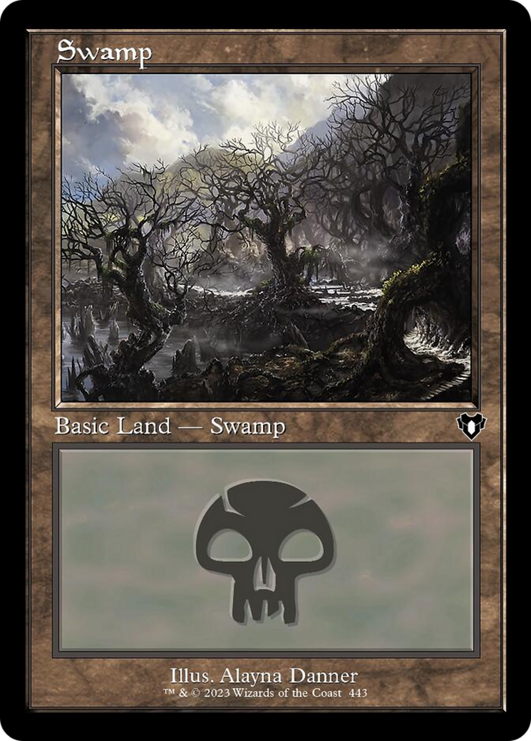 Swamp (443) (Retro) [Commander Masters] | North Valley Games