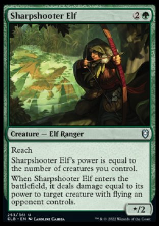 Sharpshooter Elf [Commander Legends: Battle for Baldur's Gate] | North Valley Games