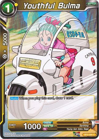 Youthful Bulma (BT3-095) [Cross Worlds] | North Valley Games