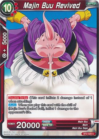 Majin Buu Revived (BT2-028) [Union Force] | North Valley Games