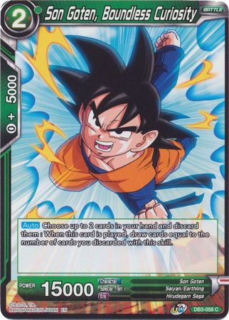 Son Goten, Boundless Curiosity (DB3-058) [Giant Force] | North Valley Games