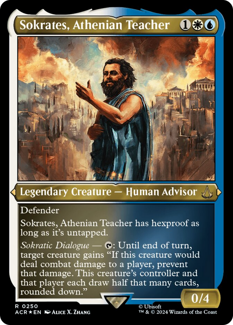 Sokrates, Athenian Teacher (Foil Etched) [Assassin's Creed] | North Valley Games