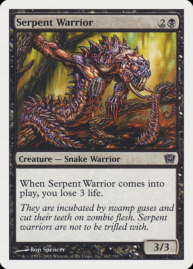 Serpent Warrior [Ninth Edition] | North Valley Games