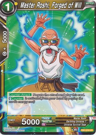 Master Roshi, Forged of Will (TB1-076) [The Tournament of Power] | North Valley Games