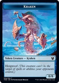 Kraken // Satyr Double-Sided Token [Theros Beyond Death Tokens] | North Valley Games
