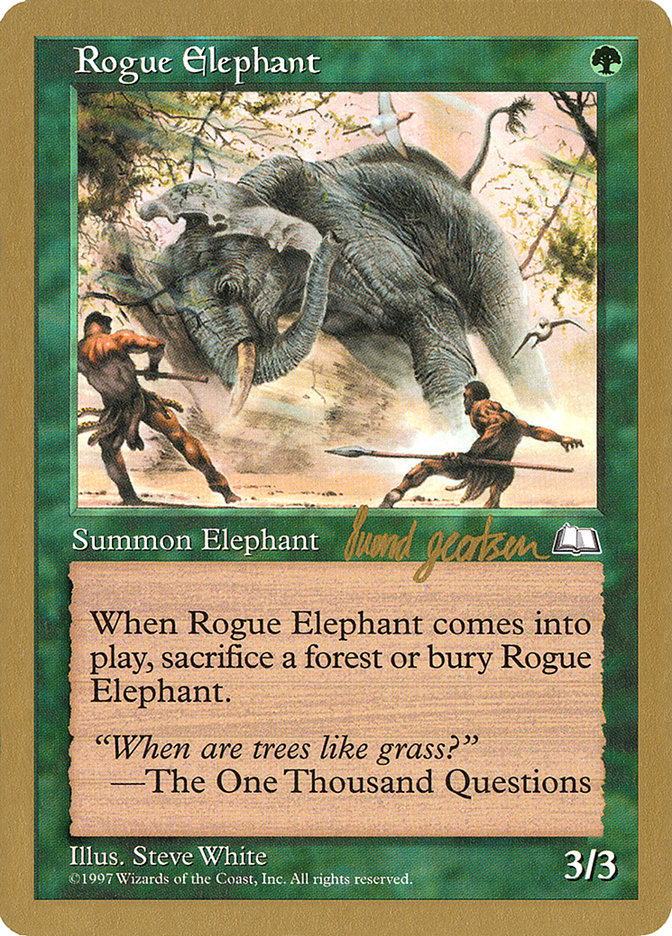 Rogue Elephant (Svend Geertsen) [World Championship Decks 1997] | North Valley Games