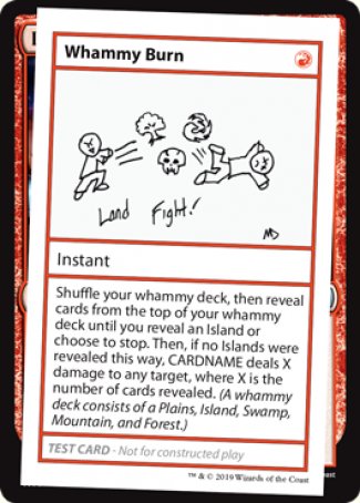 Whammy Burn (2021 Edition) [Mystery Booster Playtest Cards] | North Valley Games