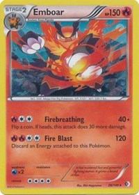 Emboar (26/149) (Cosmos Holo) (Blister Exclusive) [Black & White: Boundaries Crossed] | North Valley Games
