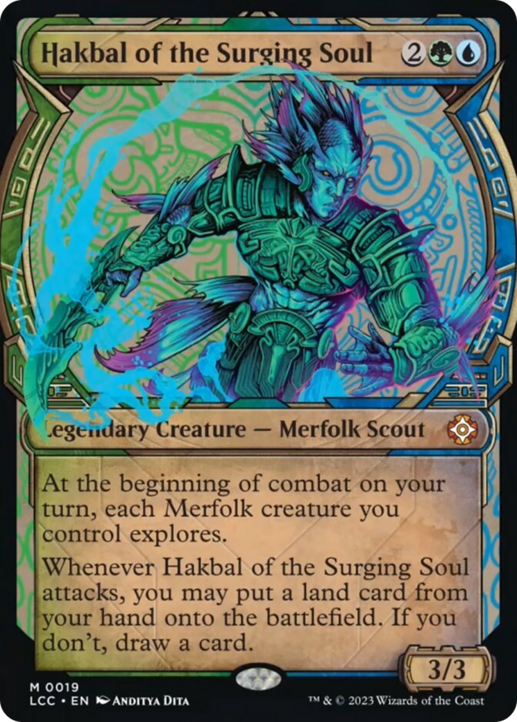 Hakbal of the Surging Soul (Showcase) [The Lost Caverns of Ixalan Commander] | North Valley Games