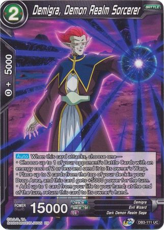 Demigra, Demon Realm Sorcerer (DB3-111) [Giant Force] | North Valley Games
