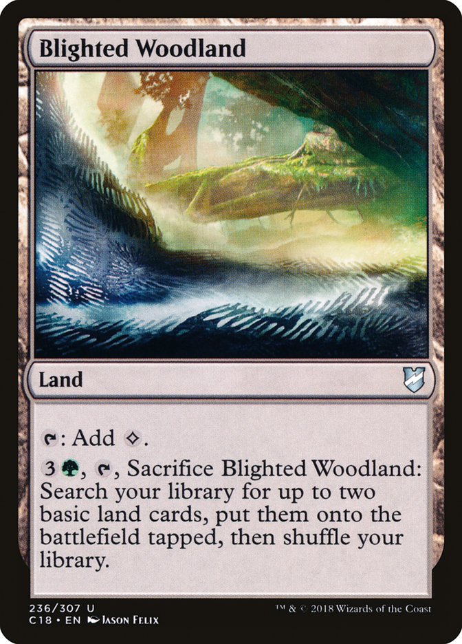 Blighted Woodland [Commander 2018] | North Valley Games
