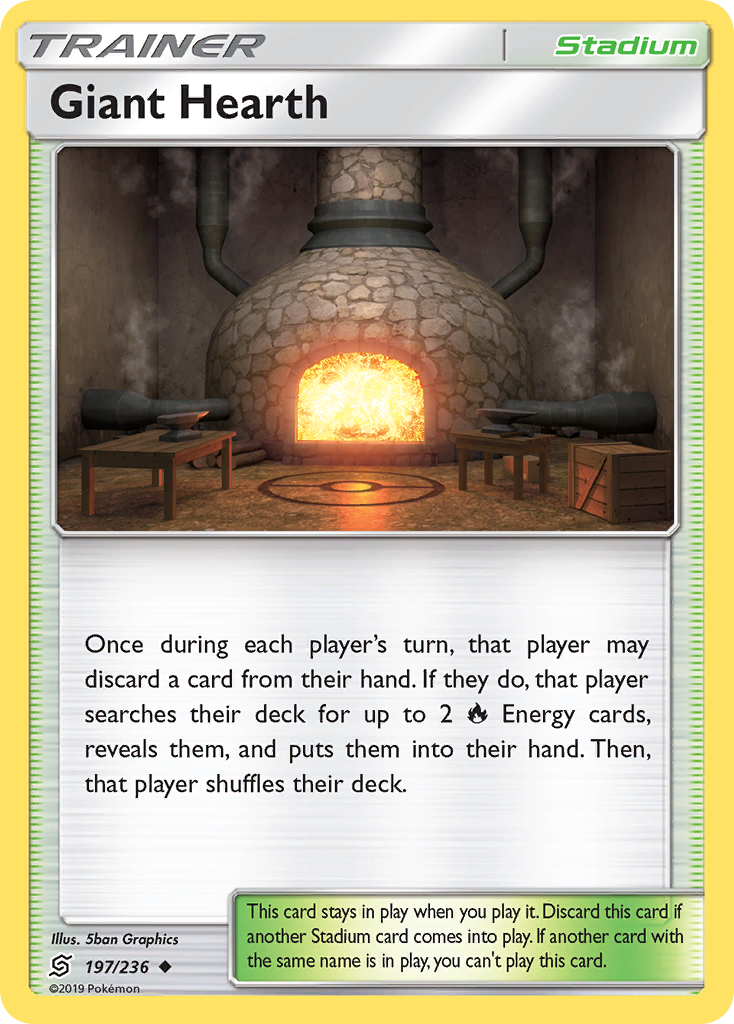 Giant Hearth (197/236) [Sun & Moon: Unified Minds] | North Valley Games