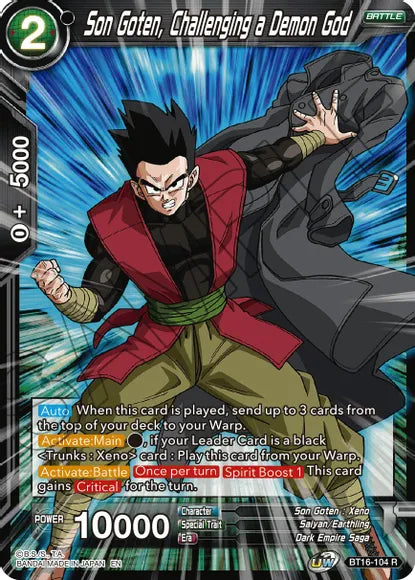 Son Goten, Challenging a Demon God (BT16-104) [Realm of the Gods] | North Valley Games
