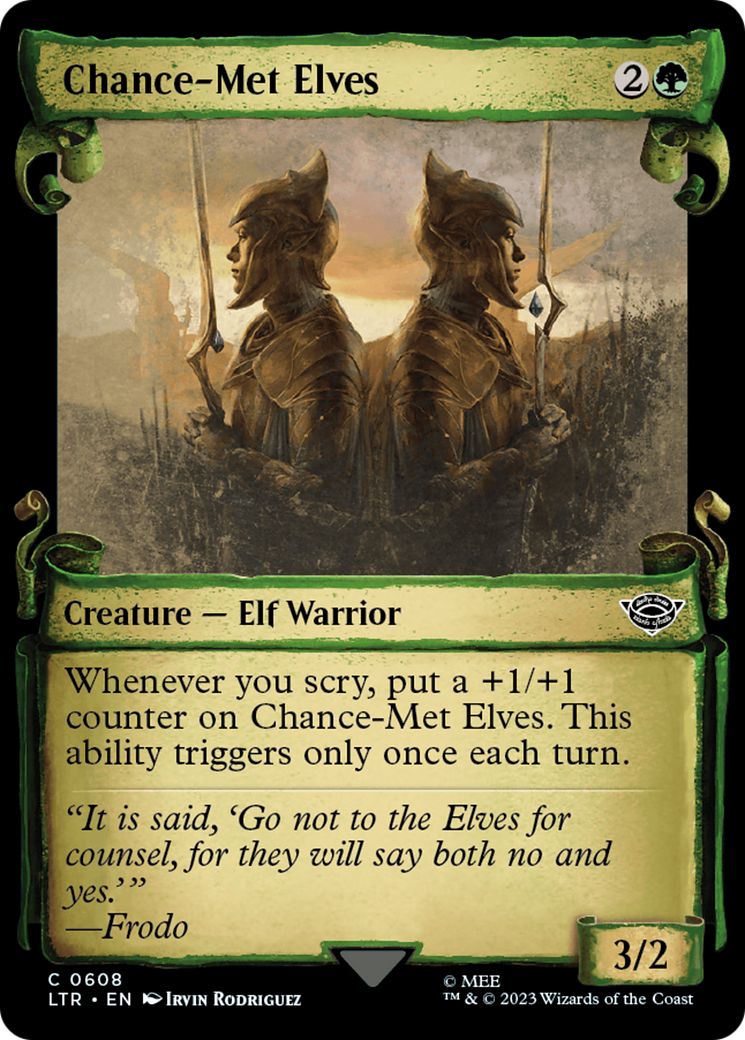 Chance-Met Elves [The Lord of the Rings: Tales of Middle-Earth Showcase Scrolls] | North Valley Games