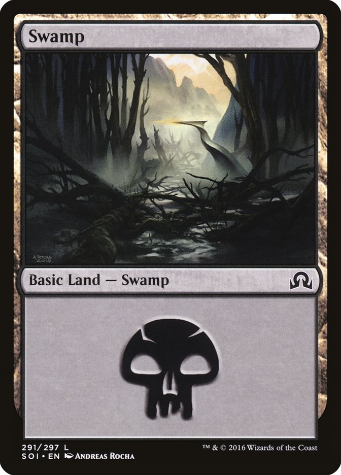 Swamp (291) [Shadows over Innistrad] | North Valley Games