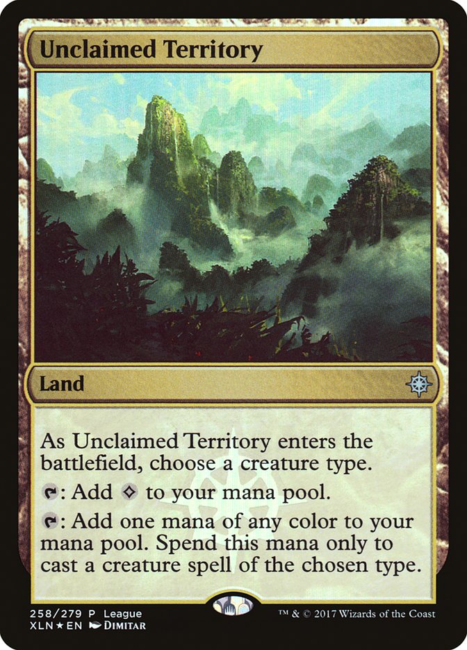 Unclaimed Territory (League) [Ixalan Promos] | North Valley Games