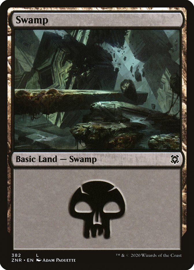 Swamp (382) [Zendikar Rising] | North Valley Games