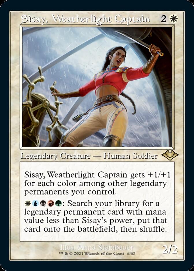 Sisay, Weatherlight Captain (Retro Foil Etched) [Modern Horizons 2] | North Valley Games