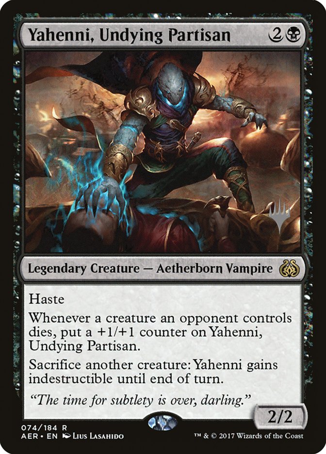 Yahenni, Undying Partisan (Promo Pack) [Aether Revolt Promos] | North Valley Games