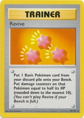 Revive (89/102) [Base Set Shadowless Unlimited] | North Valley Games