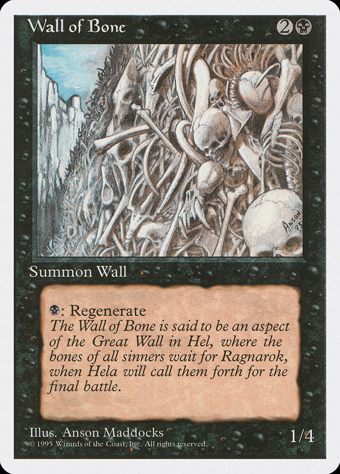 Wall of Bone [Fourth Edition] | North Valley Games
