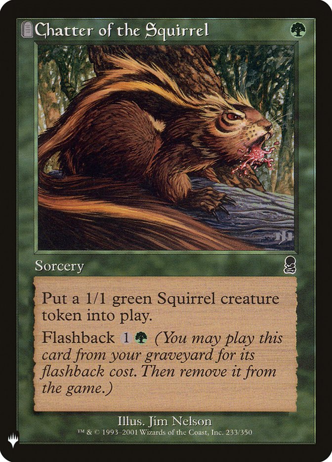 Chatter of the Squirrel [Mystery Booster] | North Valley Games
